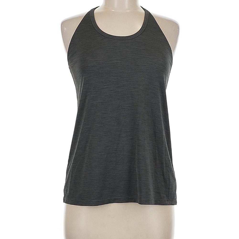 Athleta Gray and Pink T Back Tank Top Size Medium